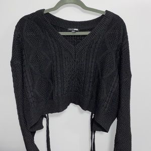 Sexy cropped sweater